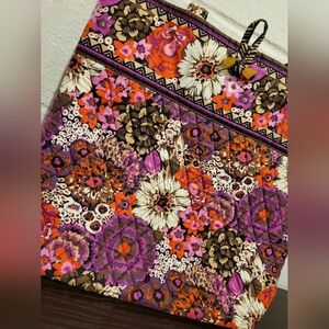 Vera Bradley Rosewood Tote Bag Toggle Retired Print VERA